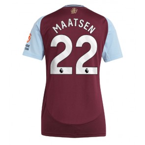 Aston Villa Ian Maatsen #22 Domaci Dres za Ženska 2024-25 Kratak Rukavima